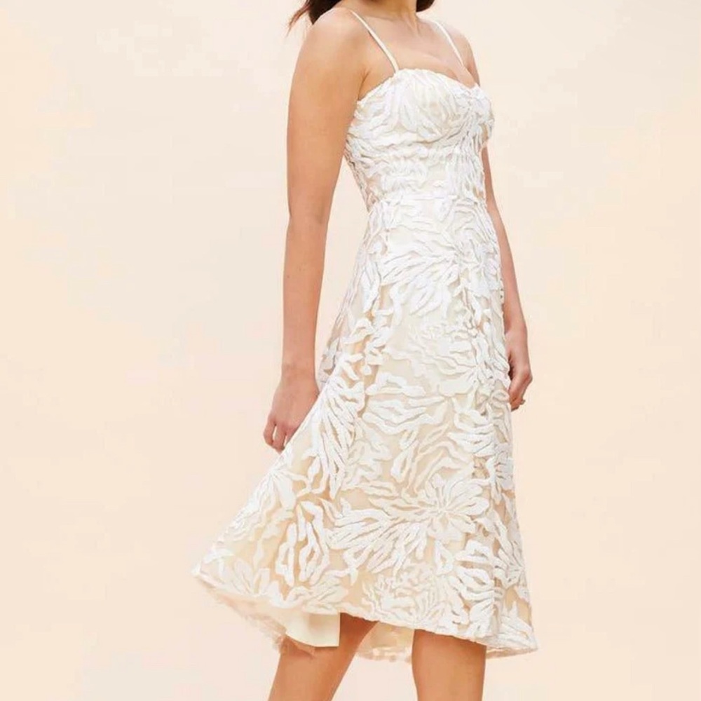 Dress the Population Women's Layla Sweetheart Fit and Flare Midi Dress XS 0 $298 - Picture 6 of 7